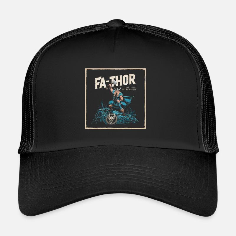 FA-THOR Comme un papa juste bien plus puissant Viking Casquette trucker 