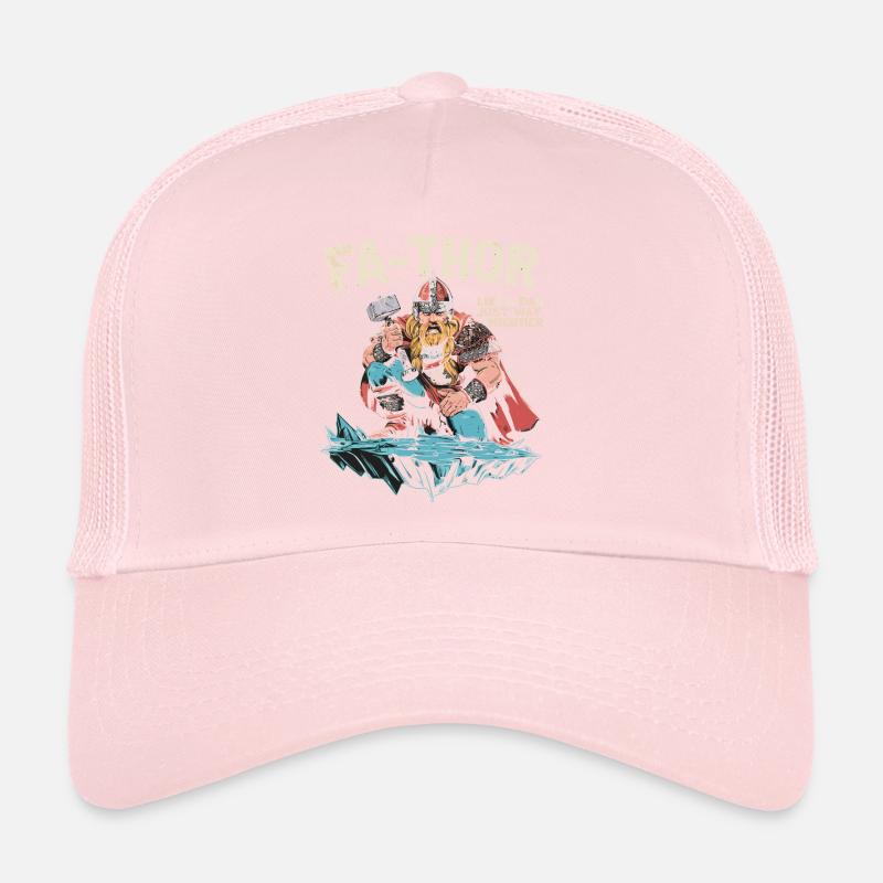 FA-THOR Like a Dad Just Way Mightier Viking Trucker Cap