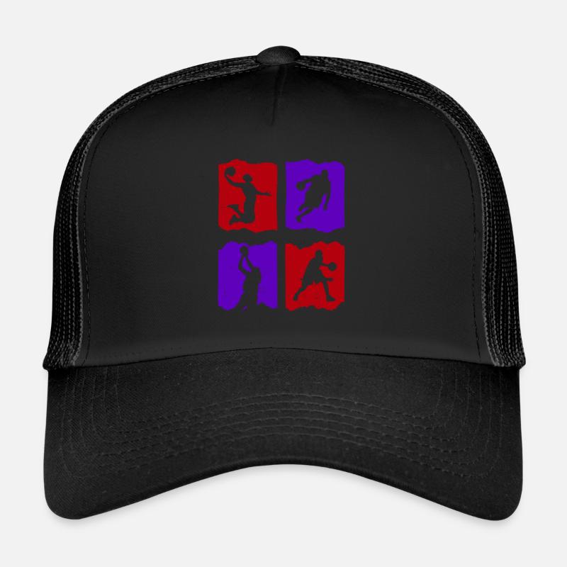 T-shirt de basket-ball B-ball Dunking Rebound Player Casquette trucker 