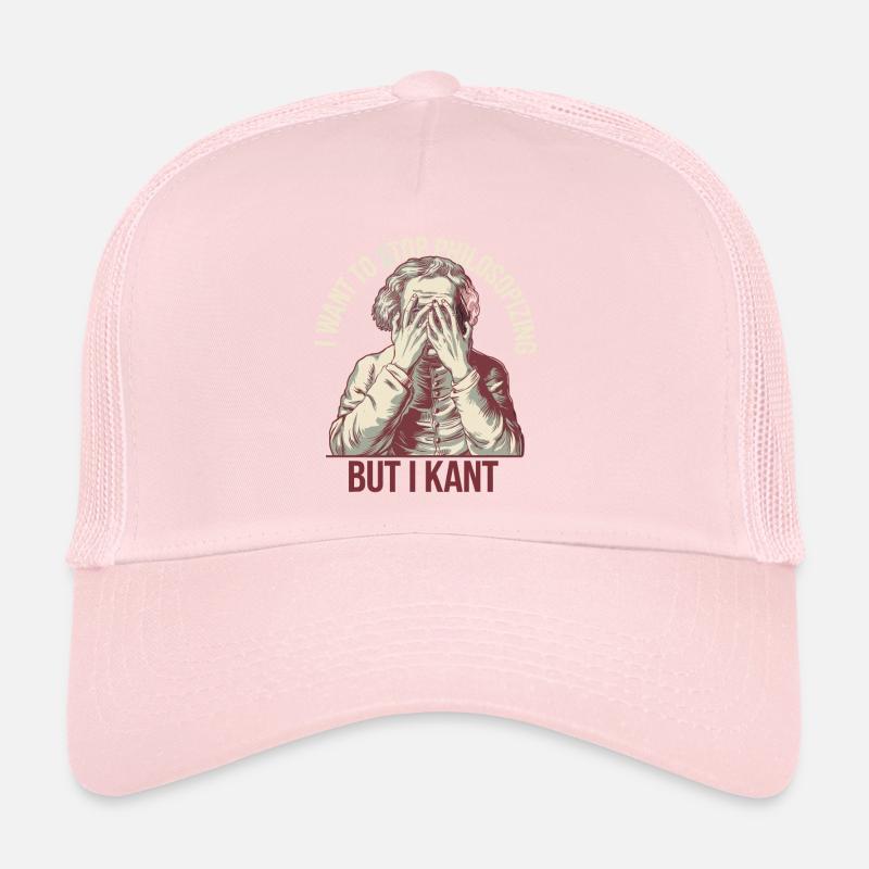 Je veux arrêter de philosopher mais je kant - Drôle Casquette trucker 