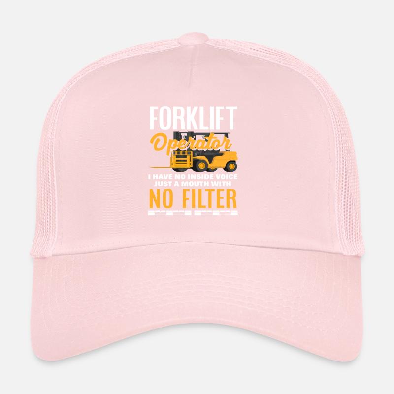 Gabelstaplerfahrer Kein Filter Mund Trucker Cap