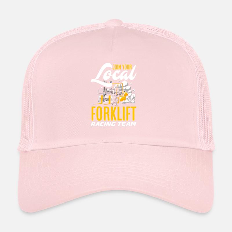 Join your local forklift racing team Trucker Cap