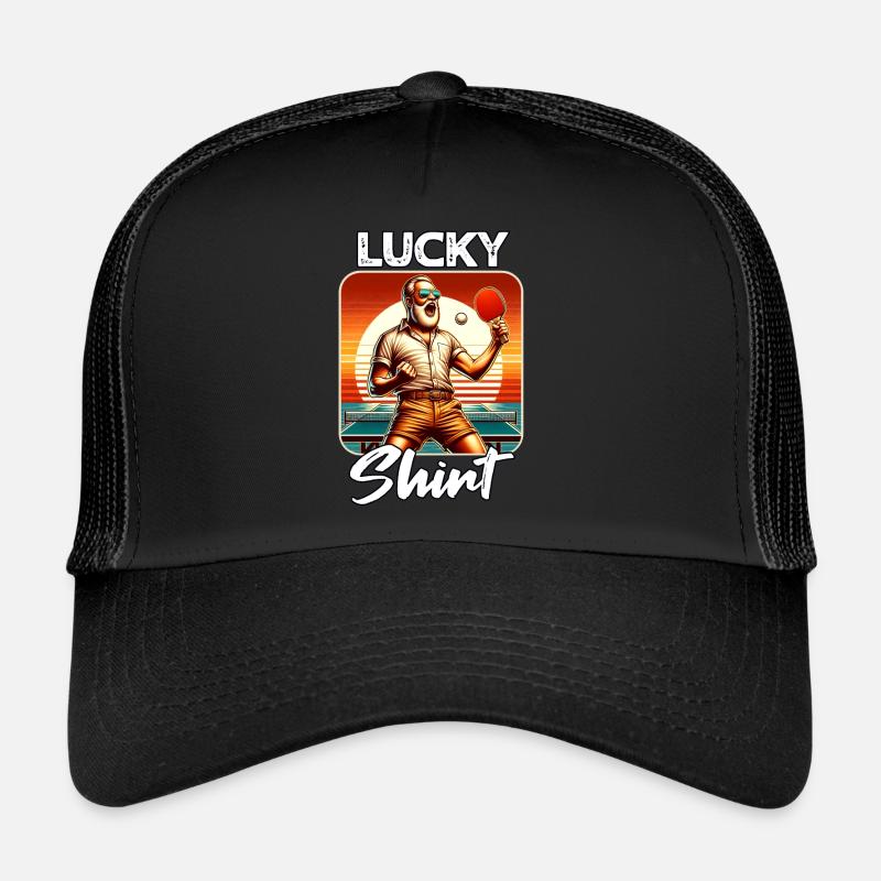 Joueur de Ping Pong Casquette trucker 