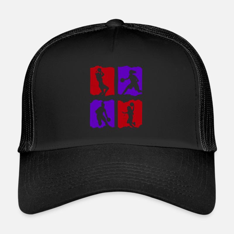 T-shirt de basket-ball B-ball Dunking Rebound Player Casquette trucker 
