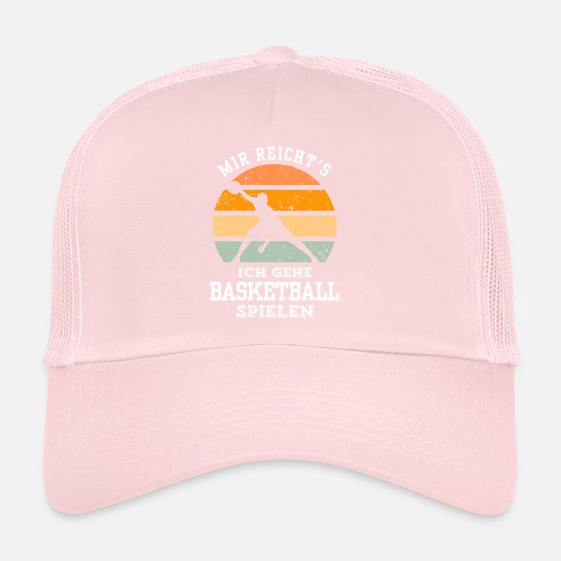 Basketball Tshirt B-Ball Dunking Rebound Player Trucker Cap