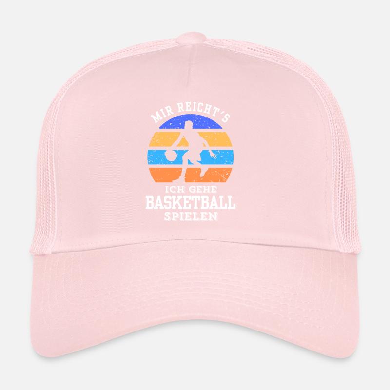 Basketball Tshirt B-Ball Dunking Rebound Player Trucker Cap