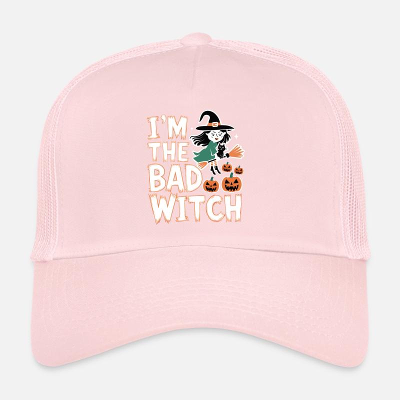 Halloween Witch I'm The Bad Witch Trucker Cap