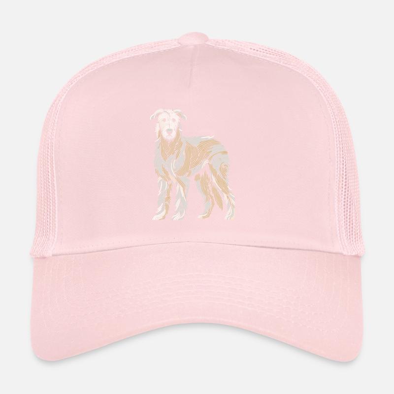 Empreinte digitale du lévrier irlandais Casquette trucker 