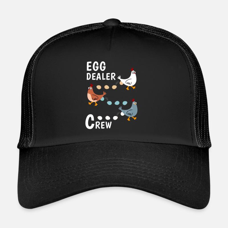 Egg Dealer Crew Chicken Chickens Eggs Trucker Cap
