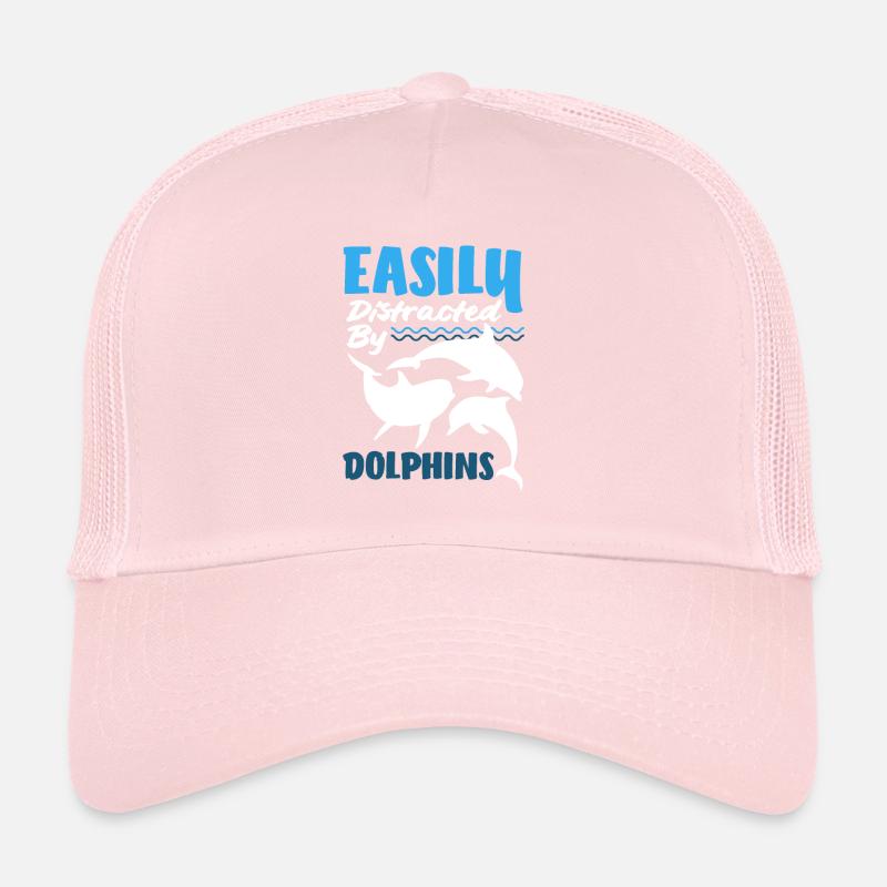 Easily distracted by dolphins Trucker Cap