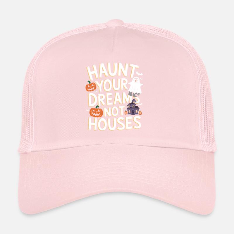 Pinguin Halloween: Spuke Deine Träume Nicht Häuser Trucker Cap