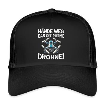 Drone Pilot Quadcopter Flying Quadcopter - Trucker Cap - black/black - Front