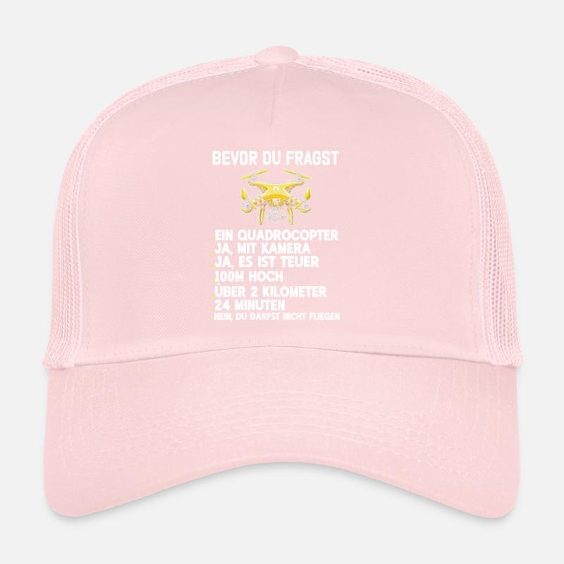 Drone Pilot Quadcopter Flying Quadcopter Trucker Cap
