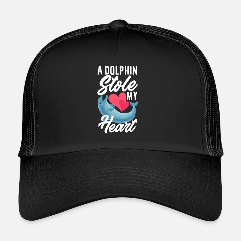 Un dauphin a volé mon cœur Casquette trucker 