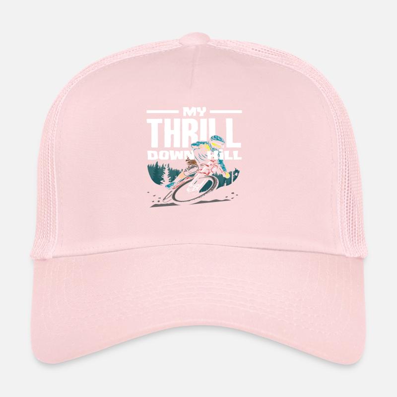 My Thrill Downhill Mountain Biking Trucker Cap