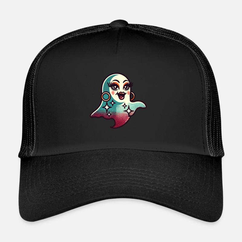 Drôle Glamour Goule Flashy Halloween Casquette trucker 