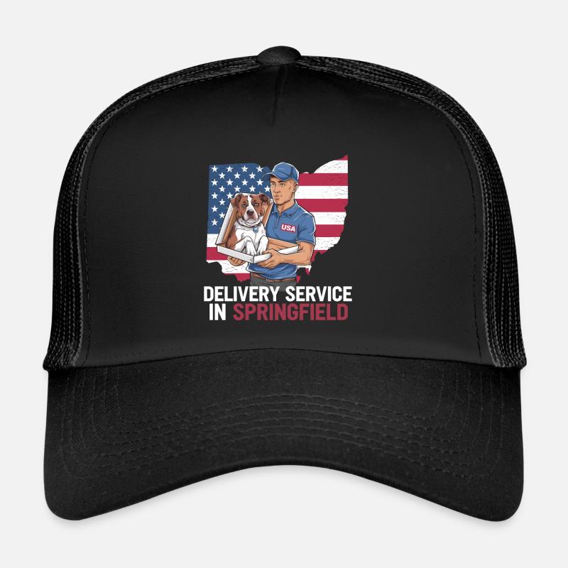 Delivery Service OH Debate  Harris Eating Trucker Cap