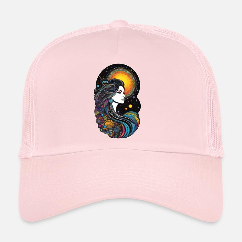Déesse Cosmique de la Création Casquette trucker 