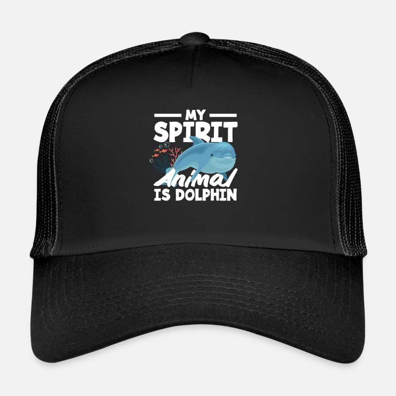Mein Geisttier Ist Delfin Trucker Cap
