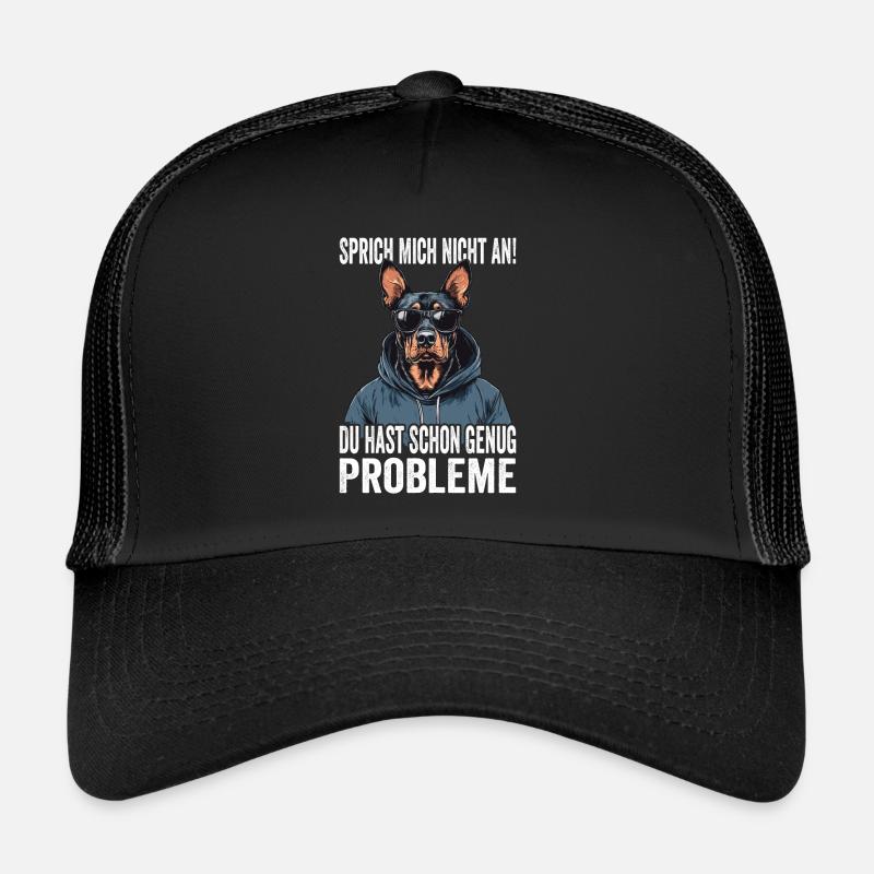 Sprich Mich Nicht An Du Hast Schon Genug Probleme Trucker Cap