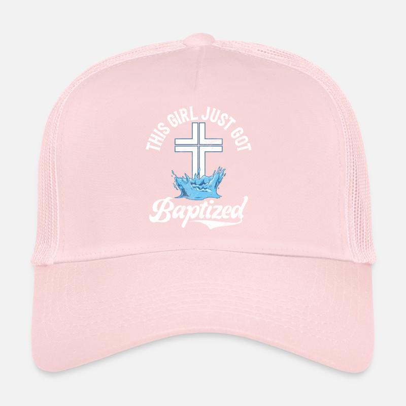 Baptism Baptized Christian Jesus God - Bible Trucker Cap
