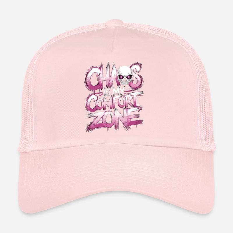 Chaos is my feel-good area Trucker Cap