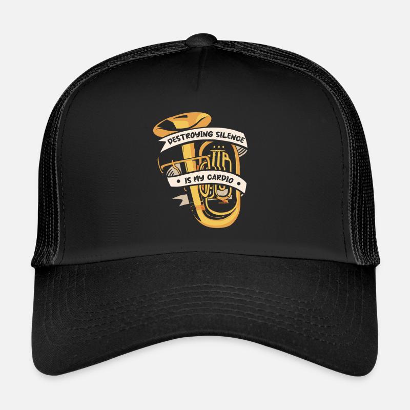 Destroying Silence est mon instrument de cardio Casquette trucker 
