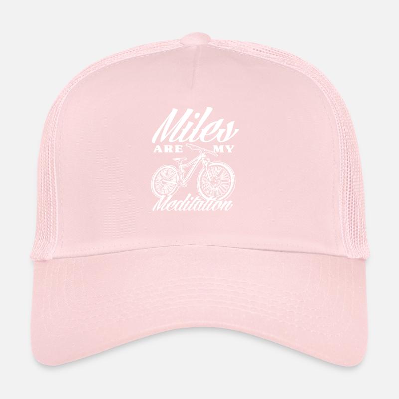 Les kilomètres sont mon vélo de méditation Casquette trucker 