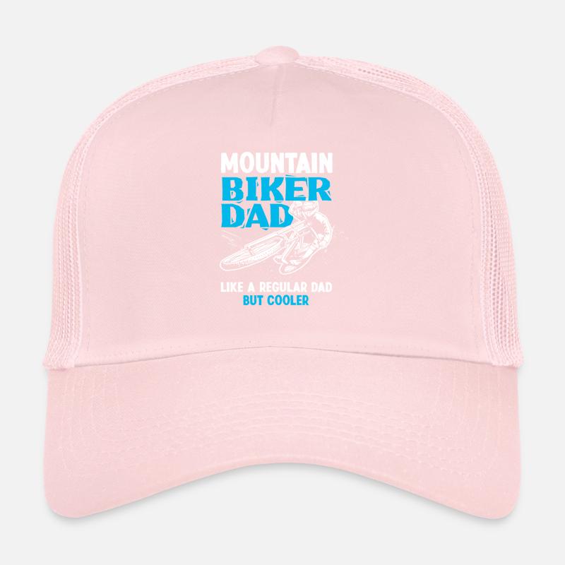 Mountain Biker Dad Like A Normal Dad Trucker Cap