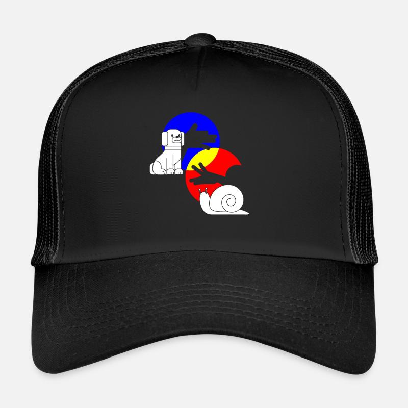 Shadow Play Shadow Chien Escargot Casquette trucker 