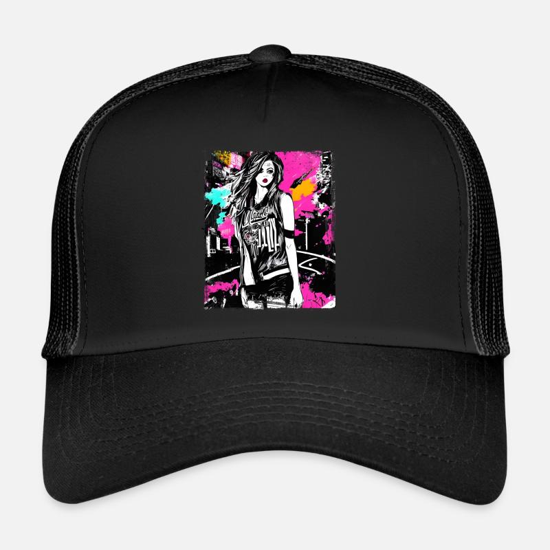 Art de la mode de rue audacieux Casquette trucker 