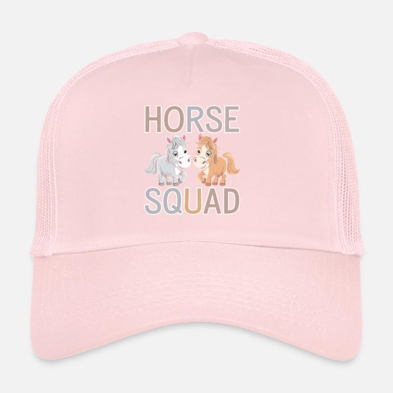 Groupes de chevaux Conception Horse Squad Casquette trucker 