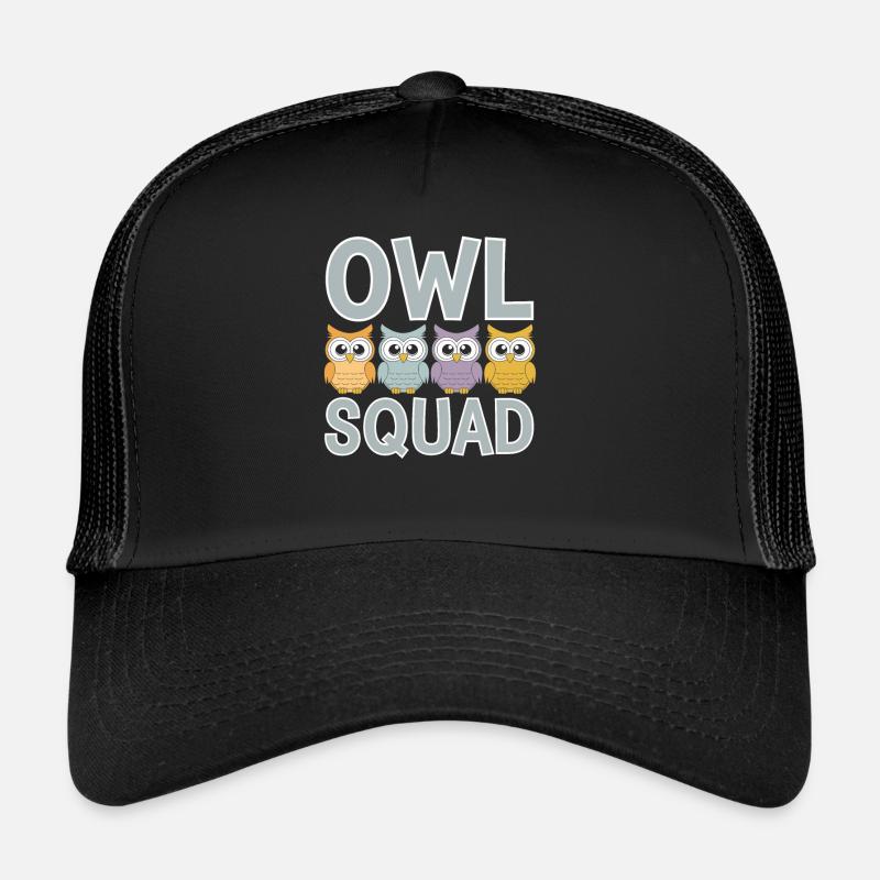 Owl Group Design Owl Squad Casquette trucker 