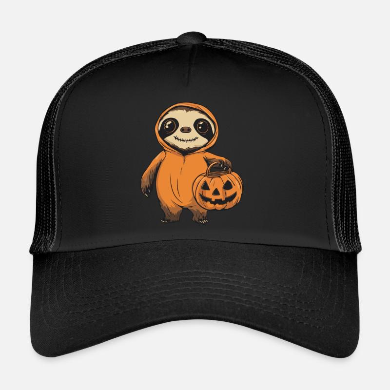 Faultier Halloween Zombie Trucker Cap