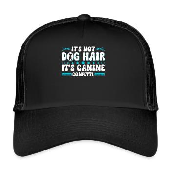 Hundegruamwelpen Haustier -Pflege -Job Salon - Trucker Cap - Schwarz/Schwarz - Vorne