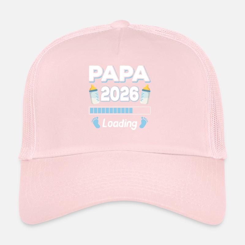 Dad 2026 Loading Mom Dad Parents Son Daughter Trucker Cap