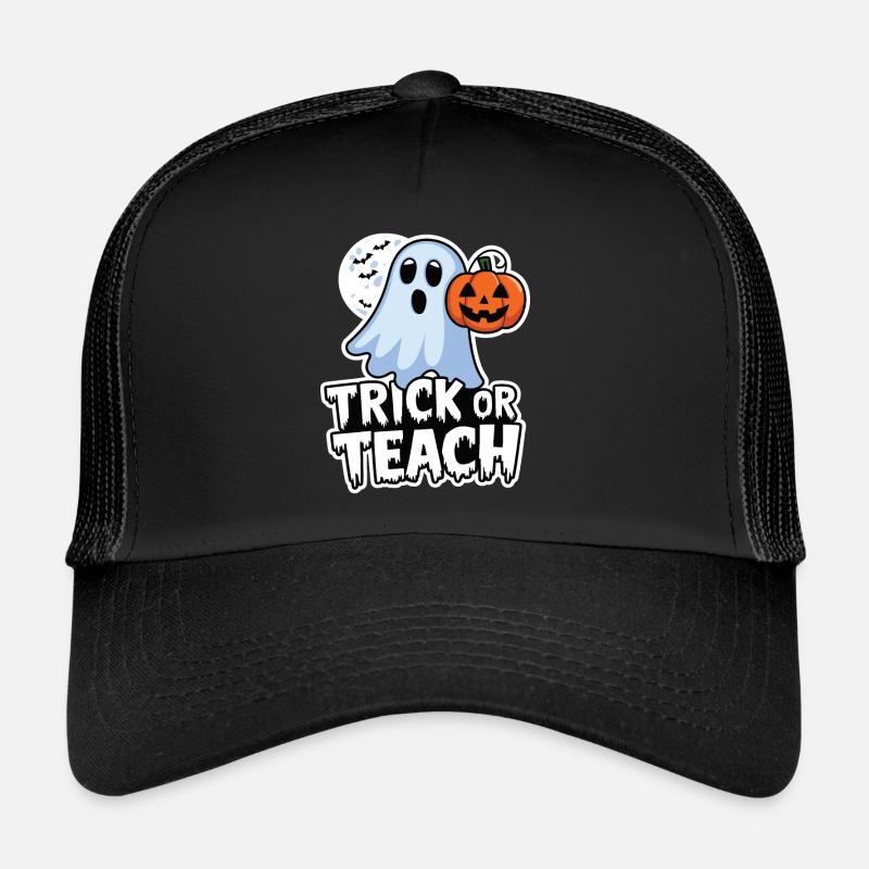 Trick Or Teach Halloween Lehrer Trucker Cap
