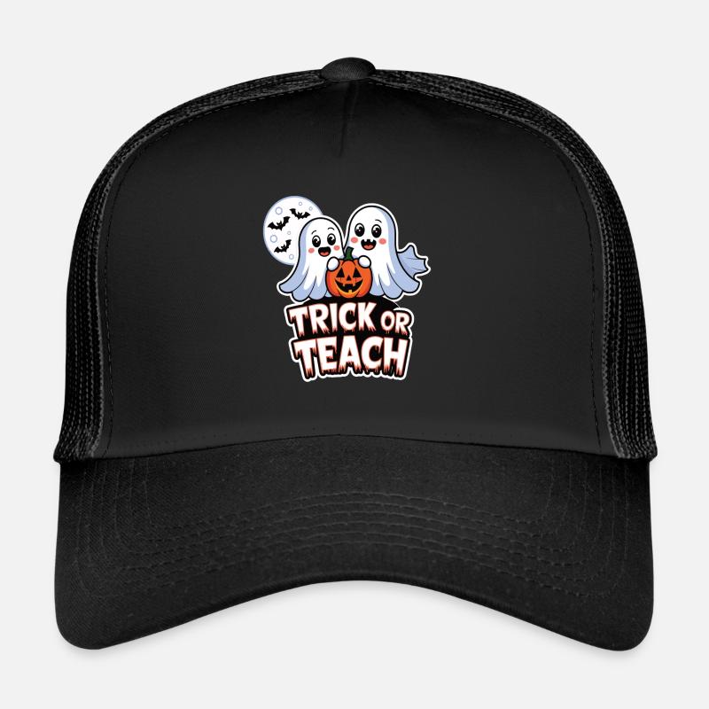 Trick Or Teach Halloween Lehrer Trucker Cap