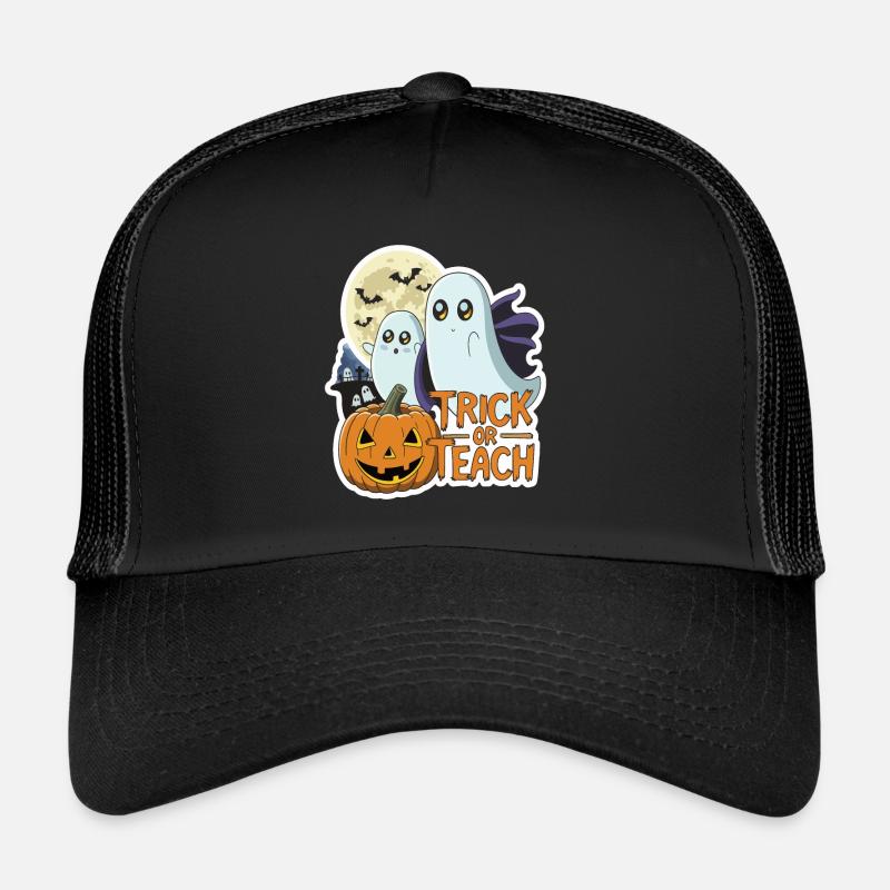 Trick Or Teach Halloween Lehrer Trucker Cap