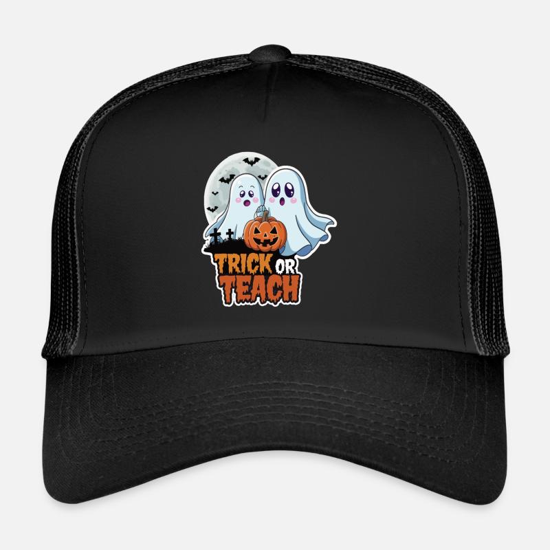 Trick Or Teach Halloween Lehrer Trucker Cap