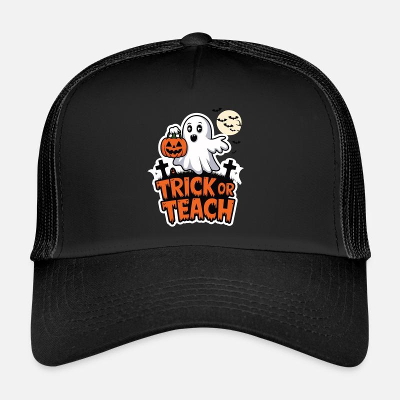 Trick Or Teach Halloween Lehrer Trucker Cap