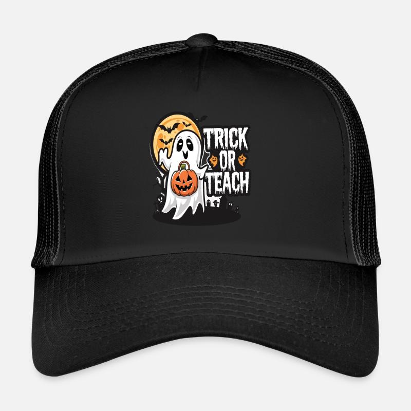 Trick Or Teach Halloween Lehrer Trucker Cap