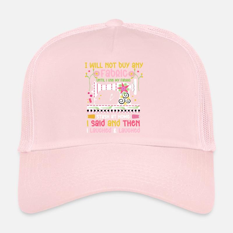 Quilt -Strick -Häkelnähmaschinengewebe Trucker Cap