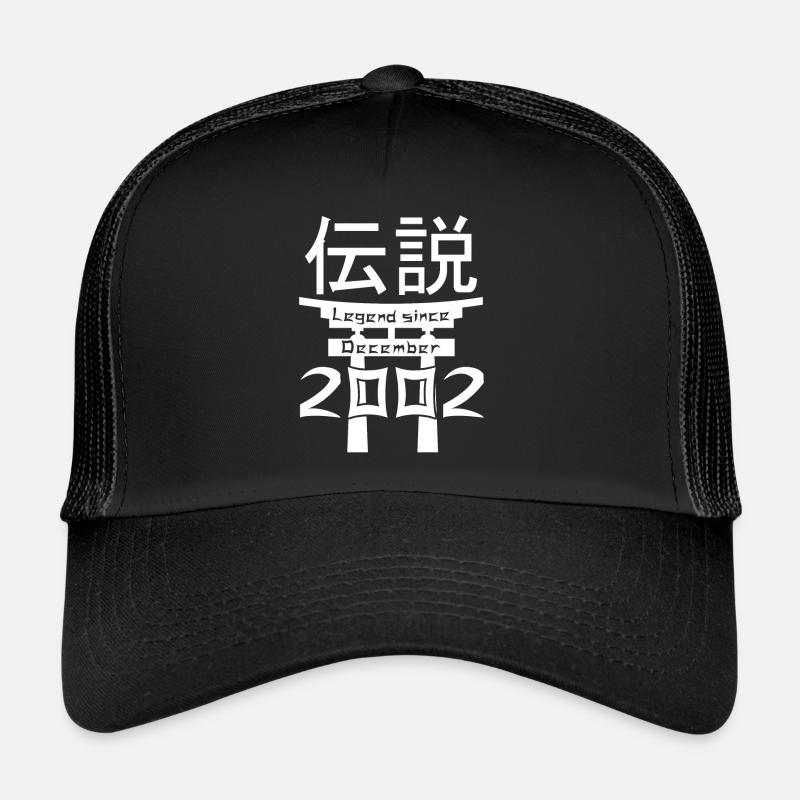 Legend since December 2002 Birthday Gift - Trucker Cap - black/black