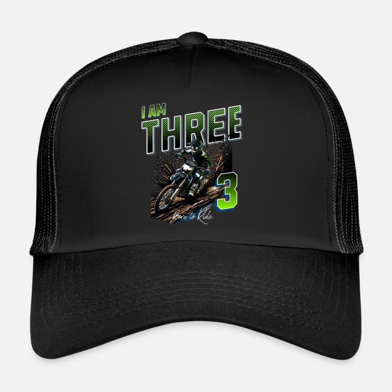 3e anniversaire de motocross Casquette trucker 