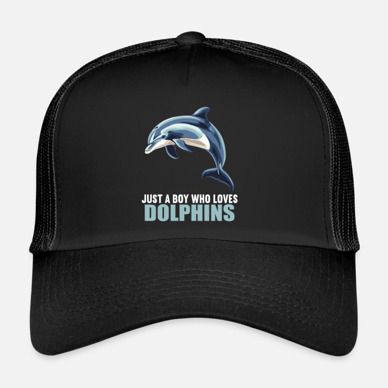 Dolphin Dolphins Dolphin Trucker Cap