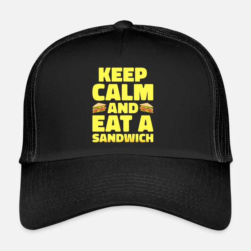 Amateurs de sandwichs Amateurs de restauration rapide Casquette trucker 