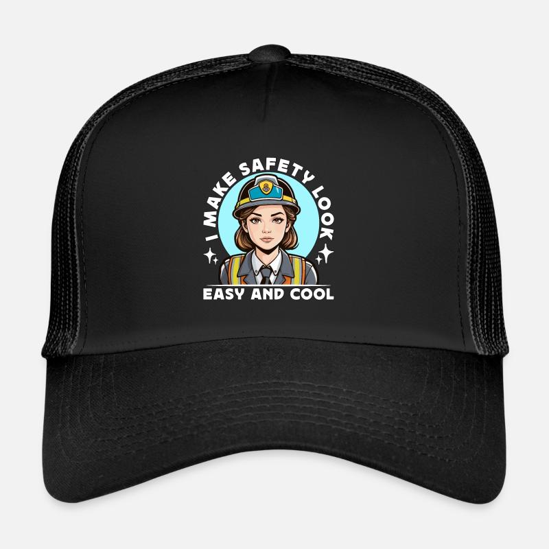 Safety Officer I Make Safety Look Easy Enforcement Trucker Cap