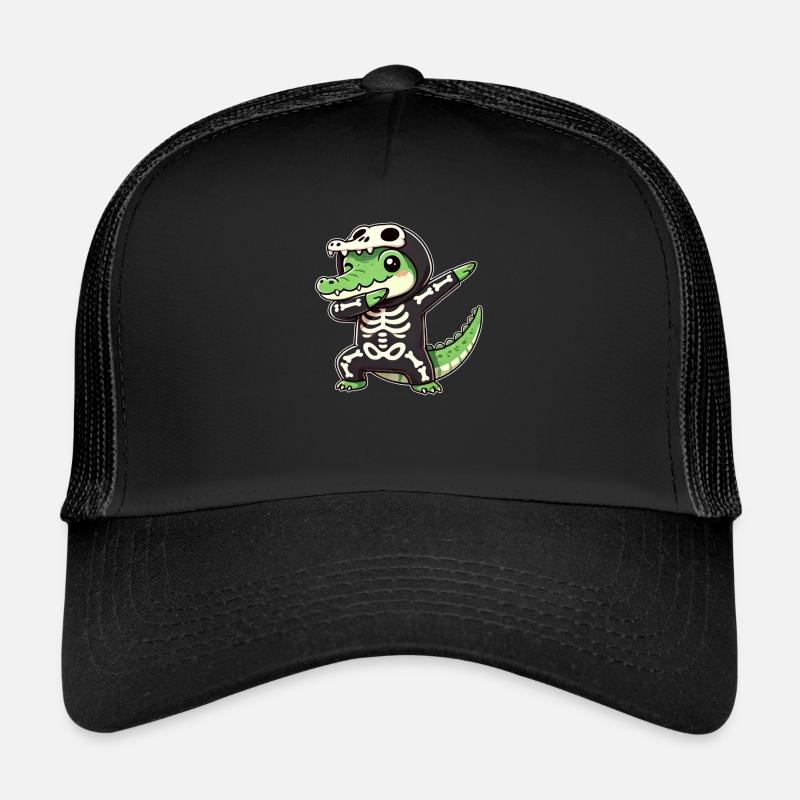 Halloween squelette mignon crocodile hommes Casquette trucker 