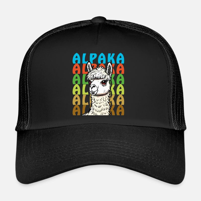 ALPAKA - Trucker Cap - Schwarz/Schwarz